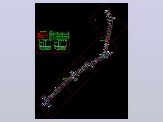 东京五道路照明平面图及系统图