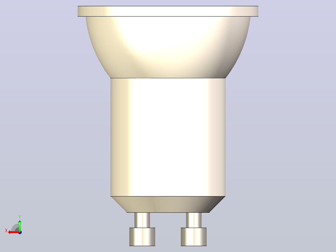 LED MR11-230v GU10后视图
