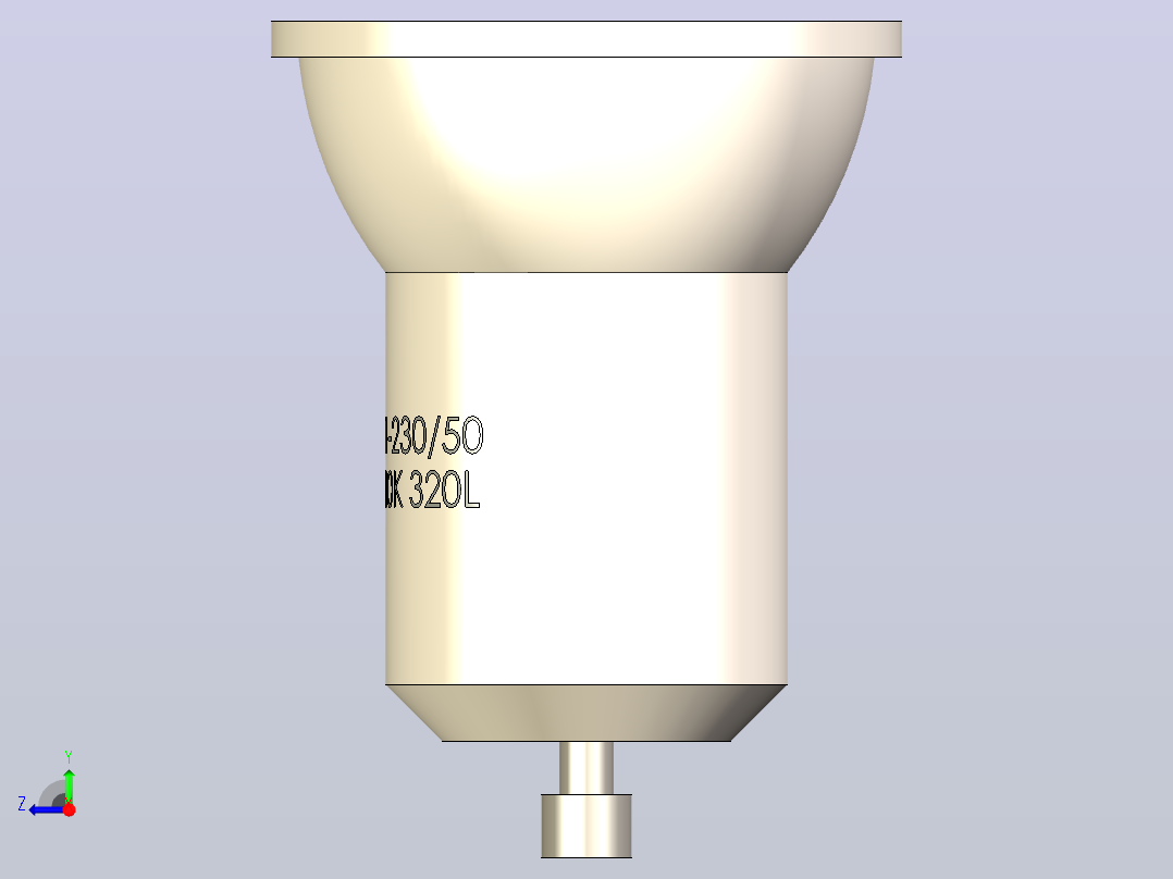 LED MR11-230v GU10右视图