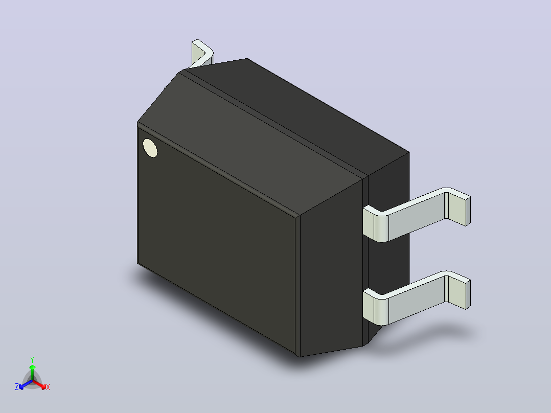 106x SOIC 封装（小外形集成电路）SOIC254P960X400-4N主视图