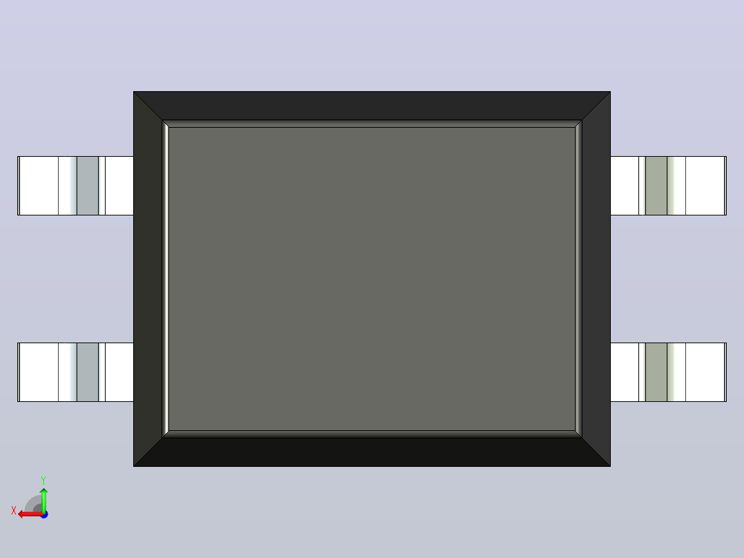 106x SOIC 封装（小外形集成电路）SOIC254P960X400-4N后视图