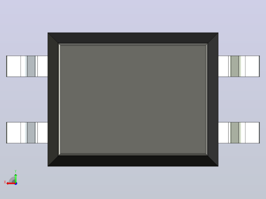 106x SOIC 封装（小外形集成电路）SOIC254P960X400-4N后视缩略图