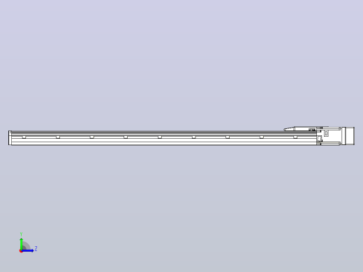 滚珠丝杠直线轴内置导轨TPA-GCR-150-2010C-L1200-MR-M75-N3左视缩略图