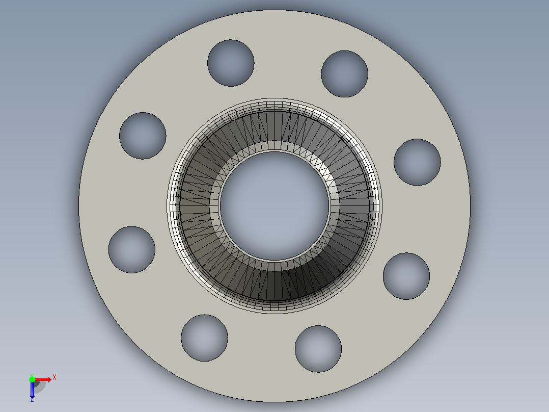 ASME B 16.5 RFWN法兰# 1500 NPS 15至NPS 600俯视图
