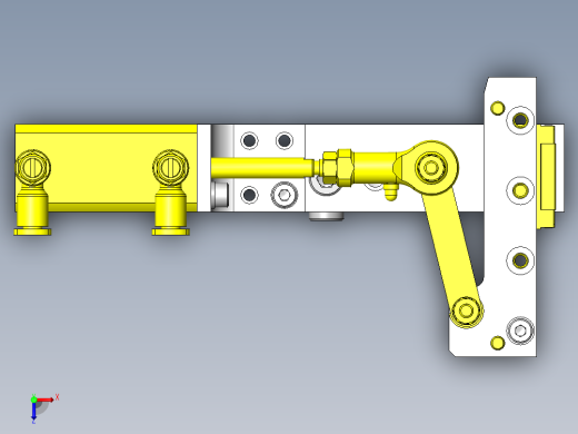 输送机用挡块单元俯视缩略图