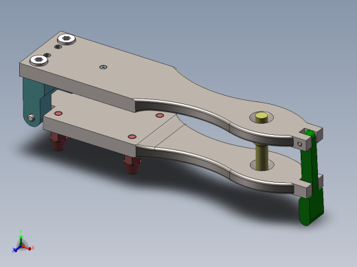 手柄翻开式钻模模架的SolidWorks参数化建模和虚拟装配(sw13+说明书)