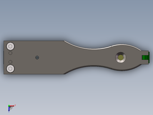 手柄翻开式钻模模架的SolidWorks参数化建模和虚拟装配(sw13+说明书)俯视缩略图