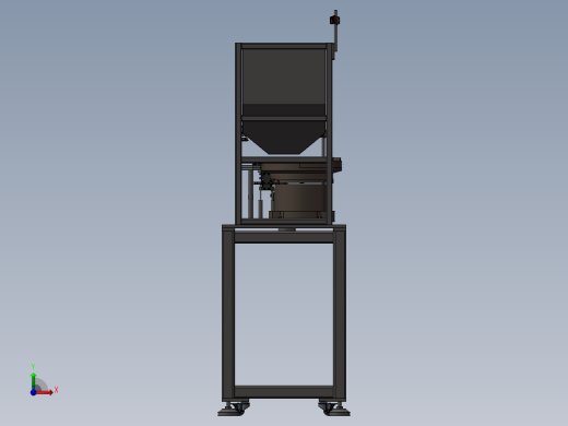 振动盘供料设备sw2018前视缩略图