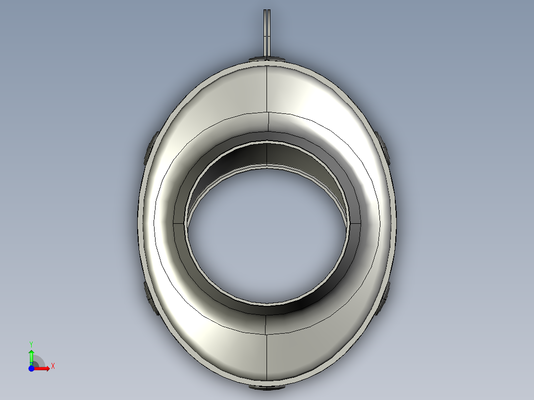 酷炫摩托车设计图纸前视图
