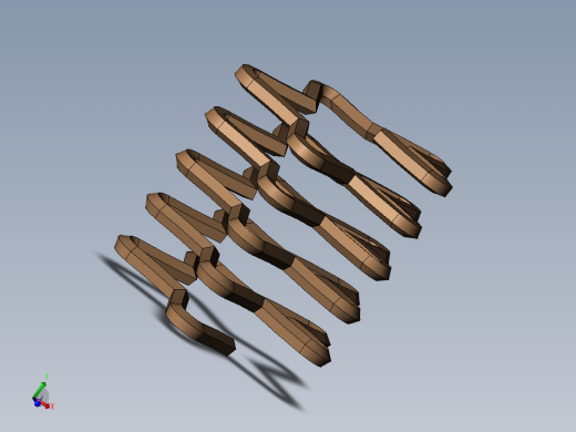 练习五角星弹簧