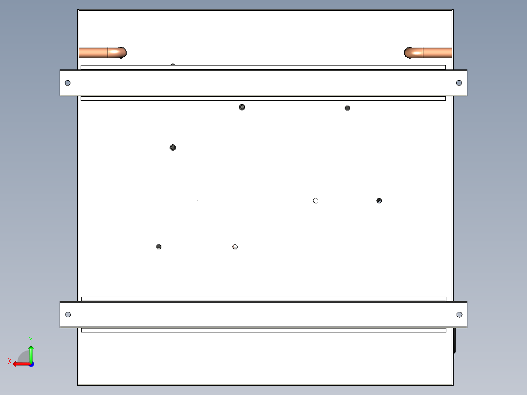 热泵3D模型后视图