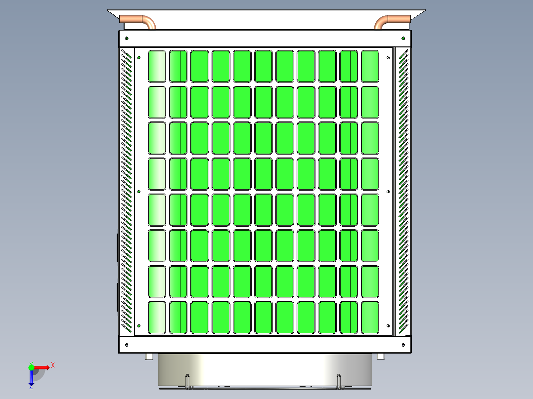热泵3D模型俯视图