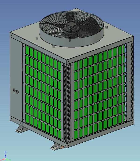 热泵3D模型