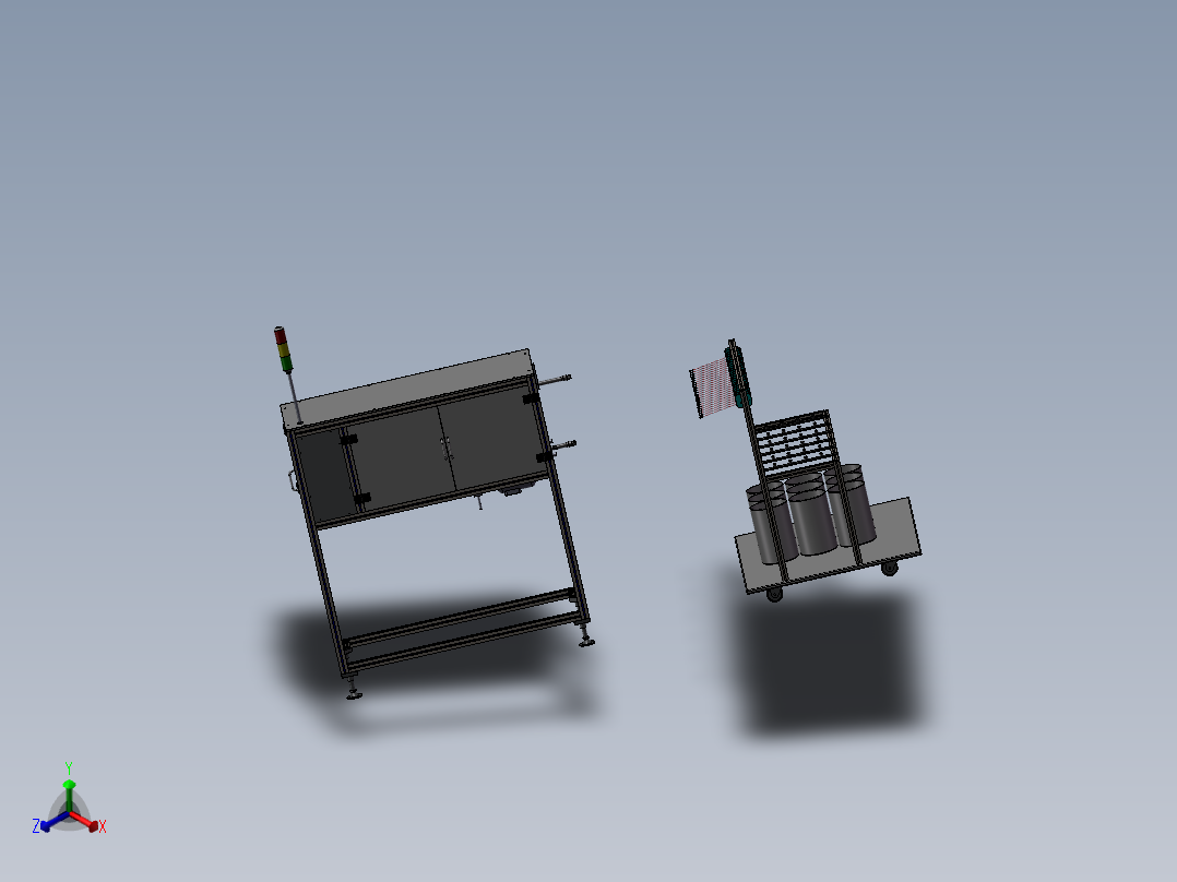 扭线机主装配图