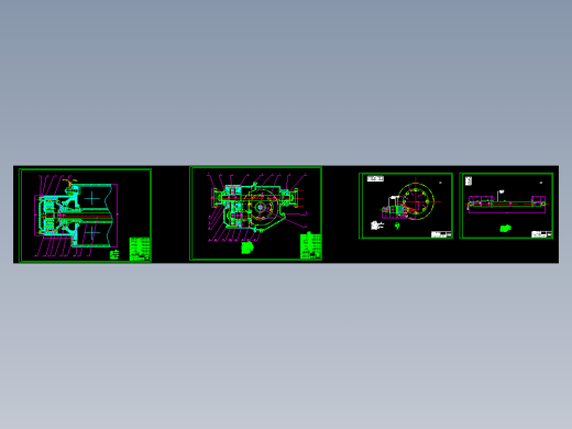 QC413-重卡贯通式驱动桥结构设计双级主减+轮边汽车类设计[全套CAD和文档]