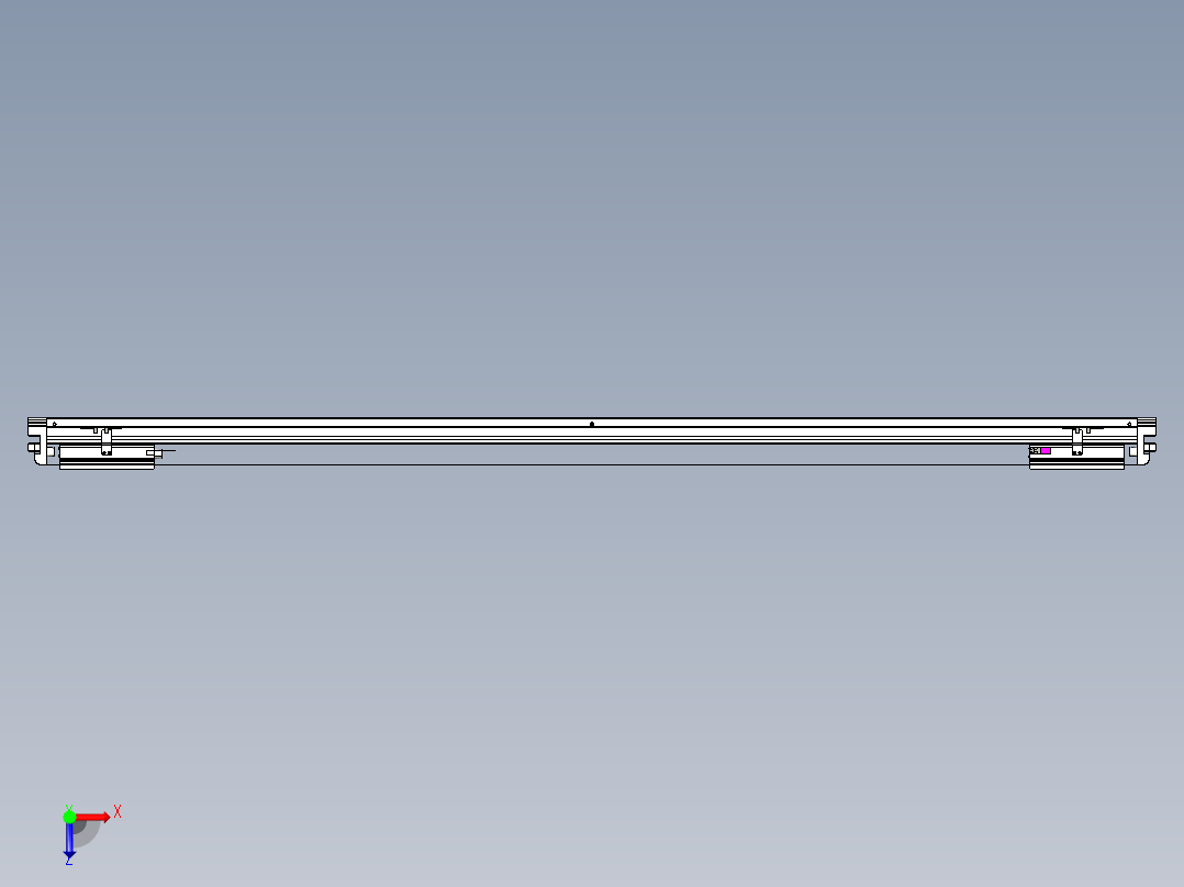 威洛博VL系列3d模型模组2VL22H2Y-S1650俯视图