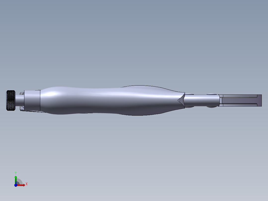 大力钳子三维SolidWorks前视图