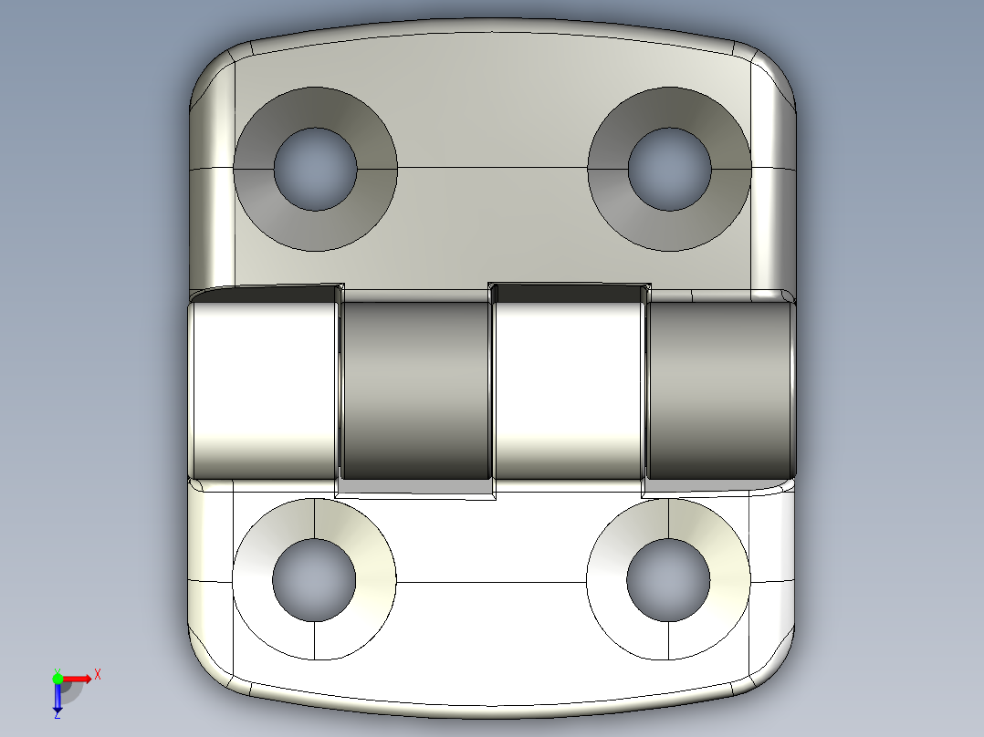 型材-KJN 25-30 COMBI HINGE 095K2530F00俯视图