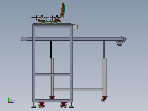 自动吸钢片机左视缩略图