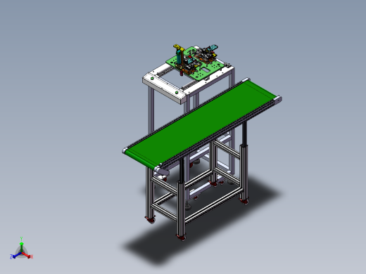 自动吸钢片机正等轴测缩略图
