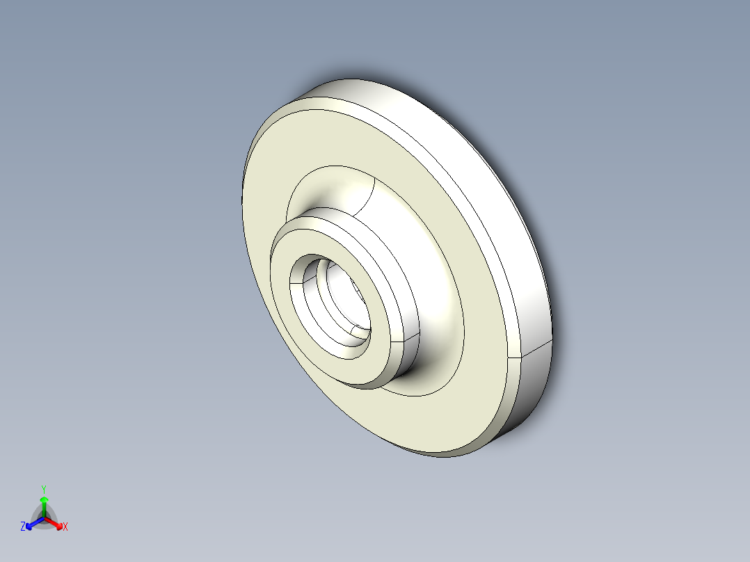 水平調整腳座(迷你型)2256(B)-3D多系列多零件图纸模型主视图