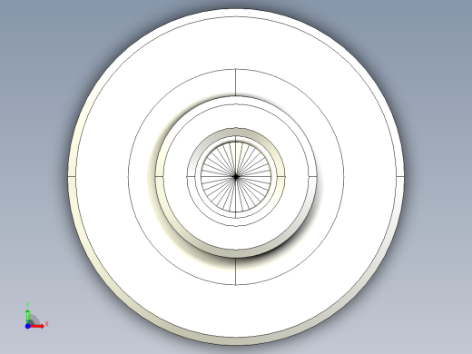 水平調整腳座(迷你型)2256(B)-3D多系列多零件图纸模型前视缩略图