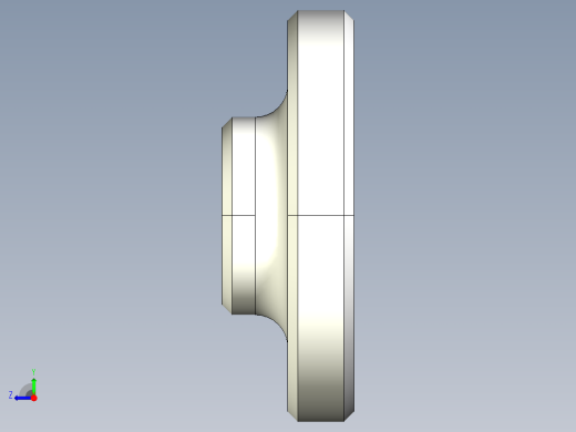 水平調整腳座(迷你型)2256(B)-3D多系列多零件图纸模型右视缩略图