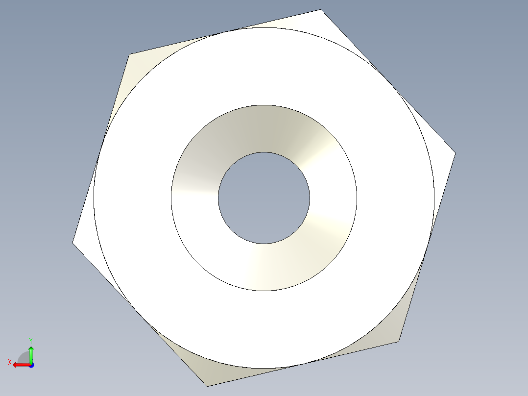 不锈钢Hy-Lok管接头，6毫米x 3-8英寸。管道外径后视图