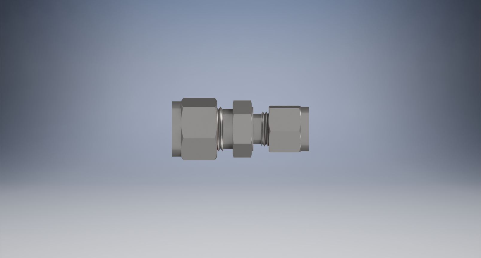 不锈钢Hy-Lok管接头，6毫米x 3-8英寸。管道外径