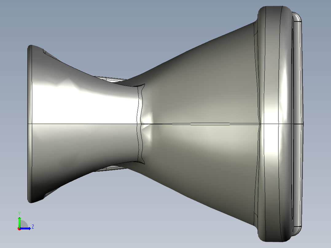 冲水马桶左视图