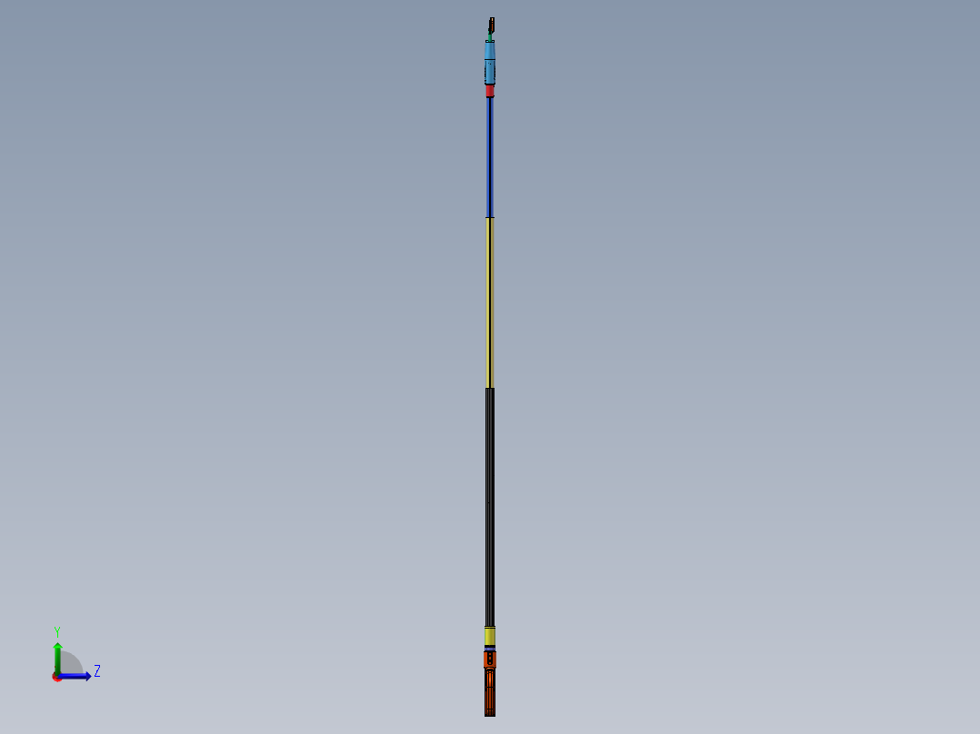 电动摘果器高枝剪（含视频仿真动画）左视图