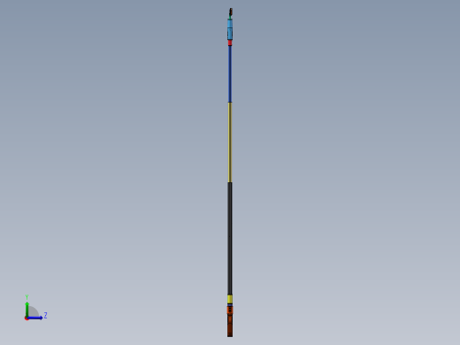 电动摘果器高枝剪（含视频仿真动画）左视缩略图