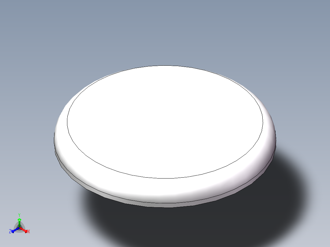 THA碟形封头DN1000正等轴测图