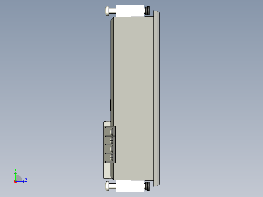 基恩士VT3-V7_kc图纸模型左视图