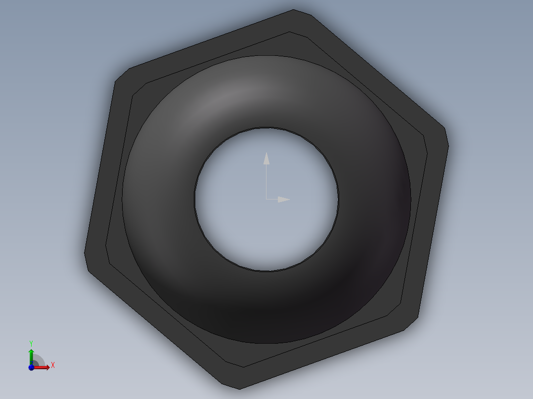 电缆密封套 PG13.5黑前视图