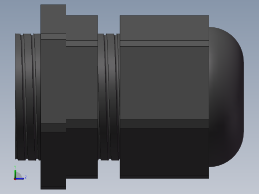 电缆密封套 PG13.5黑左视缩略图