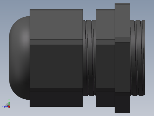 电缆密封套 PG13.5黑右视缩略图