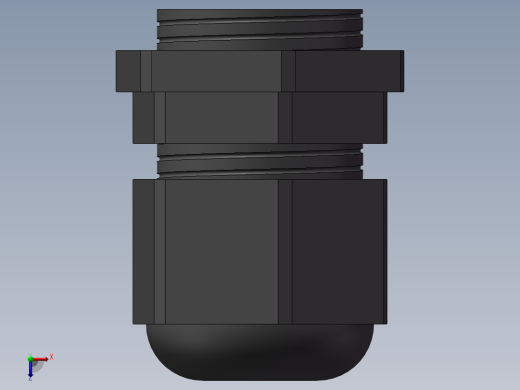 电缆密封套 PG13.5黑俯视缩略图