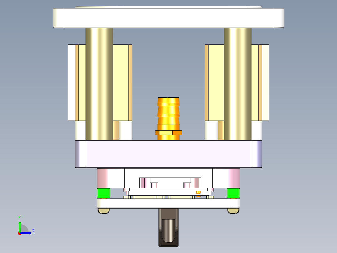 R3-笔记本CNC工装夹具三维模型CNC6-1228左视图
