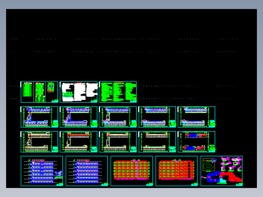 重庆某公司宿舍楼空调图