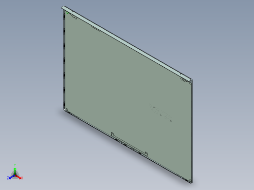 冲压薄铝板电脑外壳铣内腔避位程序模型