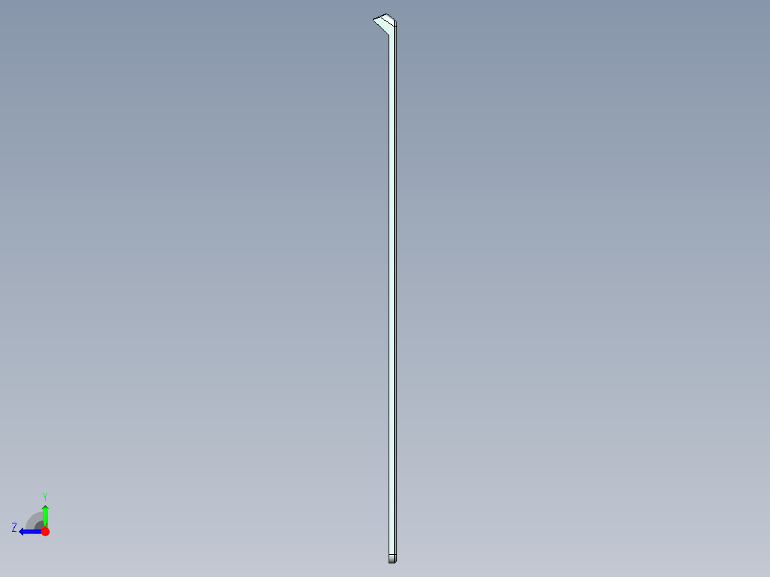 冲压薄铝板电脑外壳铣内腔避位程序模型右视图