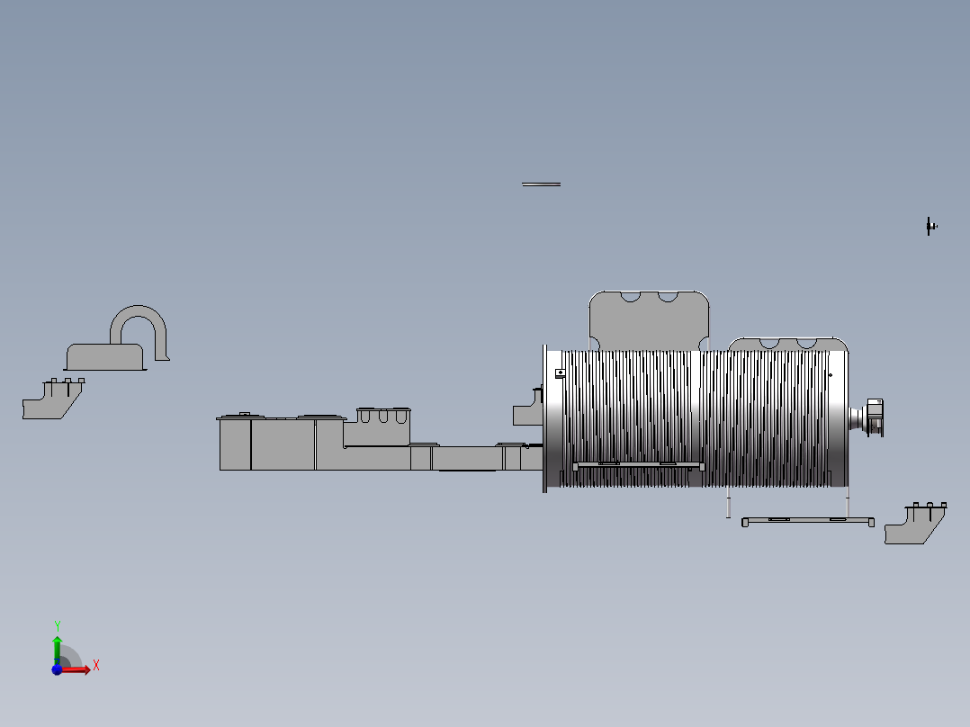 提升机构前视图