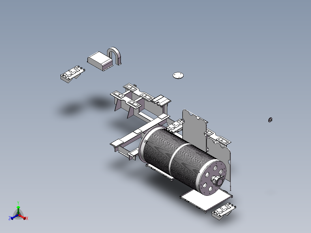 提升机构正等轴测图