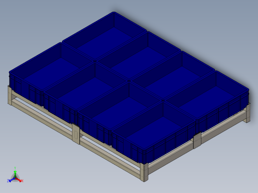 托盘输送线正等轴测缩略图