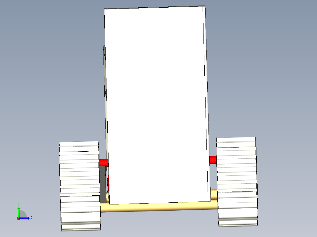 B3003406-履带轮椅左视图