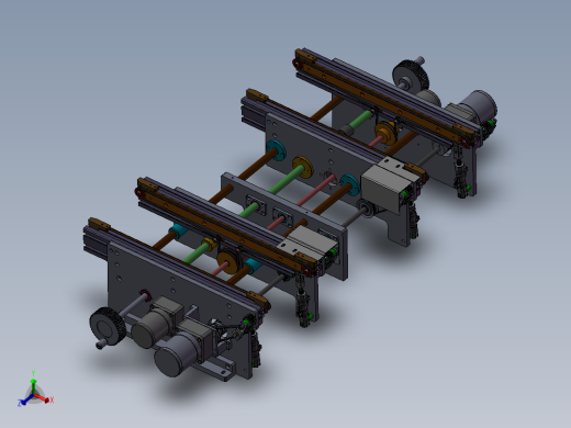 0.384米两通道输送机构