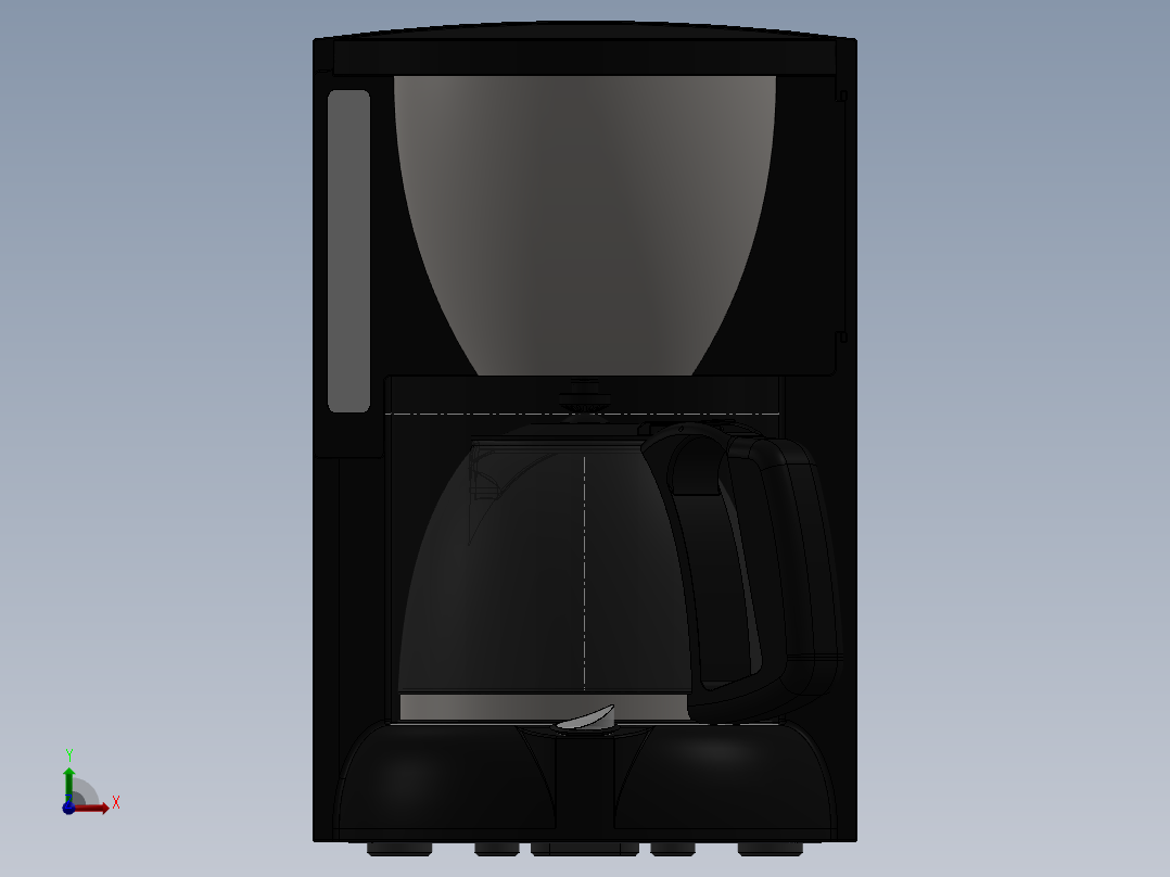 咖啡机前视图