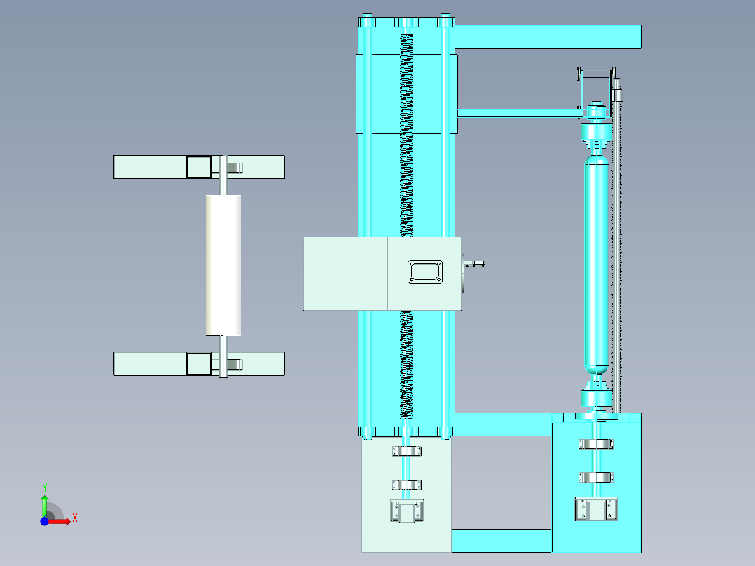 B2004329-复合材料缠绕机前视图