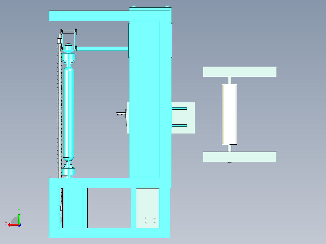 B2004329-复合材料缠绕机后视图